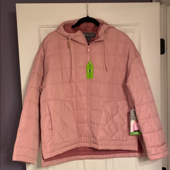 Free Country Blush Pink Quilted Puffer Jacket - Picture 1 of 5